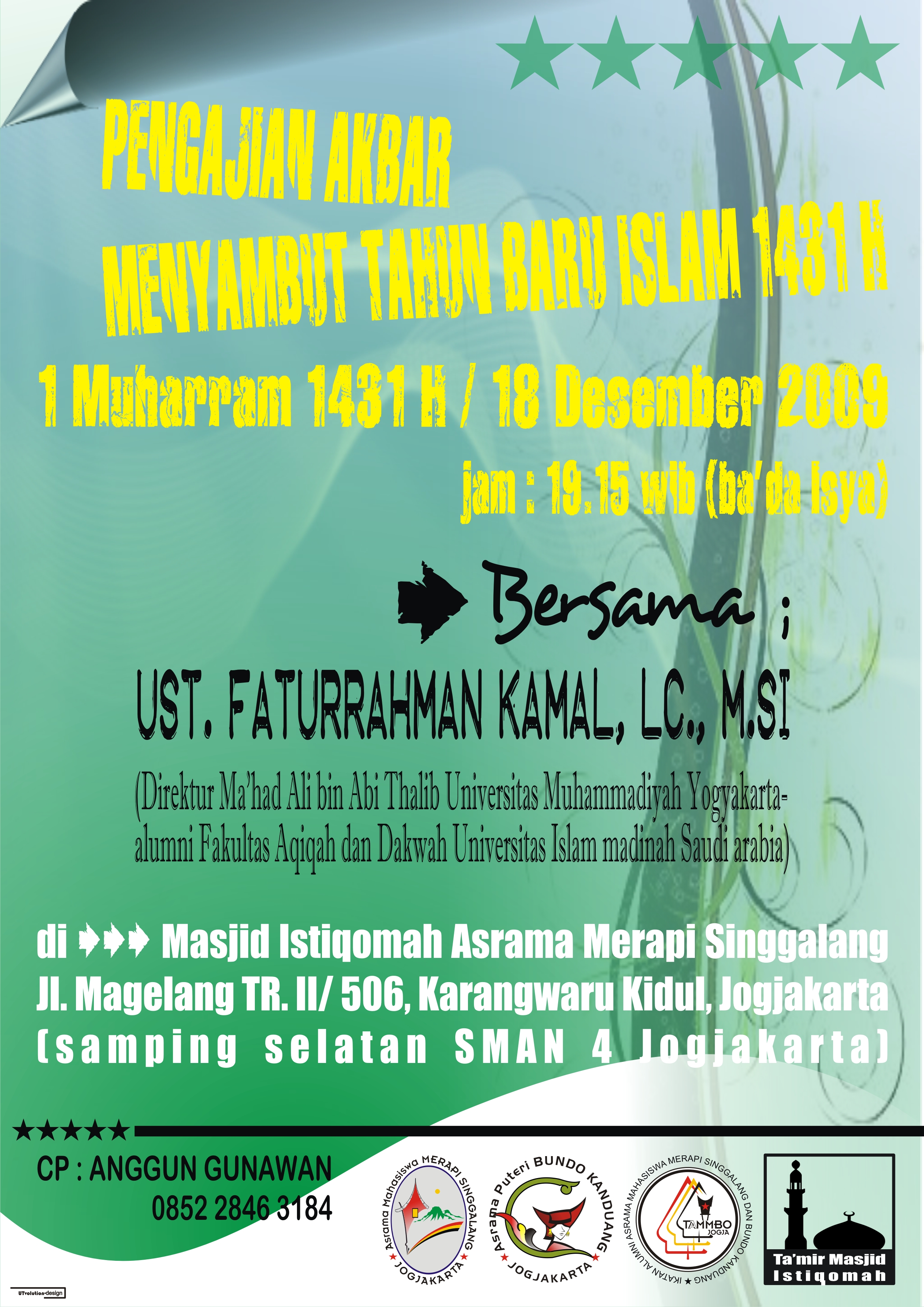 Pengajian Tahun Baru Islam 1431H Asrama Mahasiswa Sumatera Barat